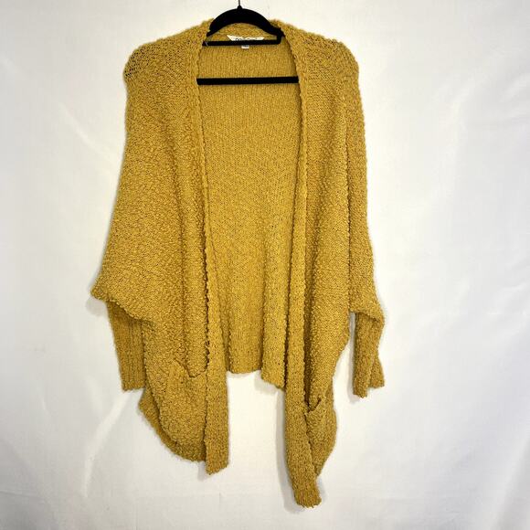 Davi and Dani Boutique Dolman Sleeve Slouchy Popcorn Cardigan Size Large - Picture 1 of 9